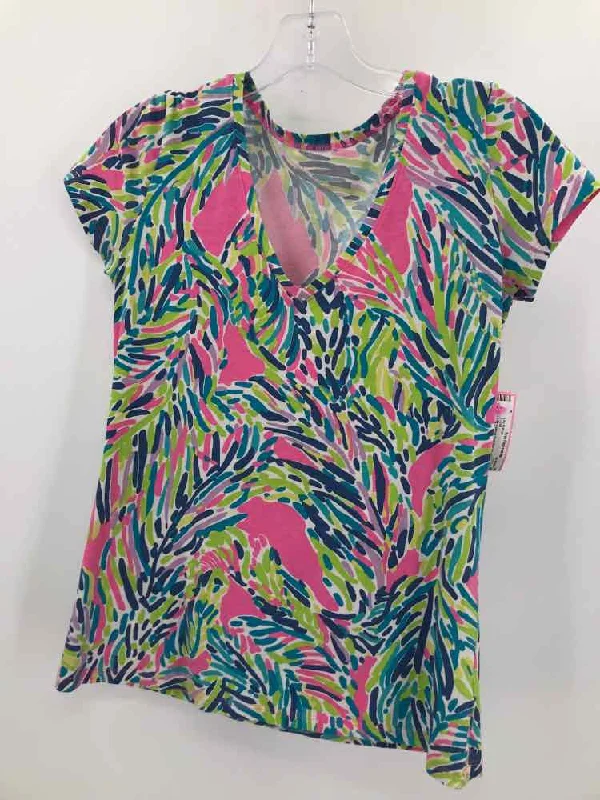 Pre-Owned Lilly Pulitzer Pink Size Small T-shirt Anti-Shrink Durable Soft