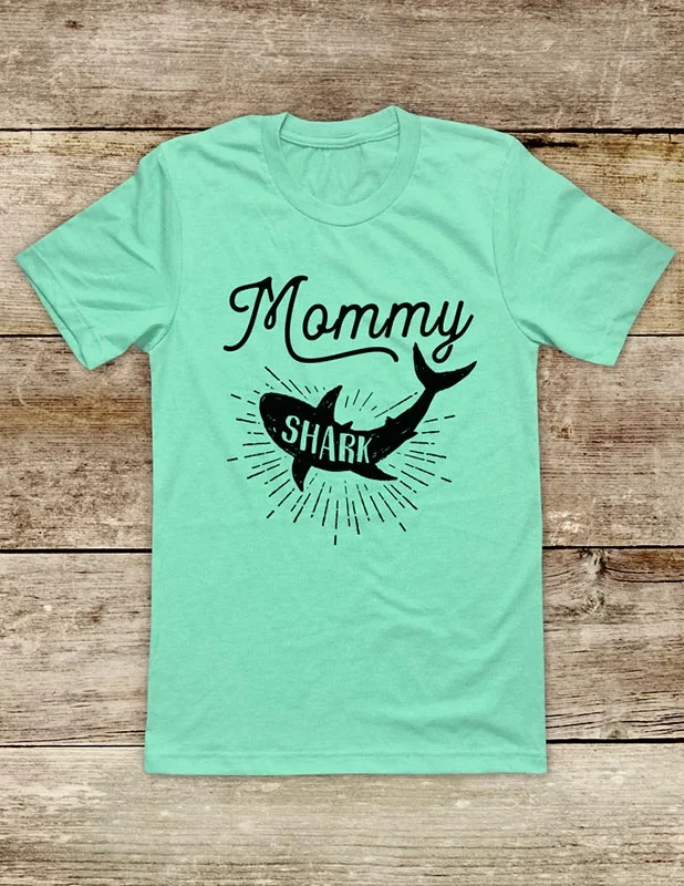 Mommy Shark New Mom Pregnancy Announcement Soft Unisex Men or Women Short Sleeve Jersey Tee Shirt Elasticated Padded Insulated Mommy Shark New Mom Pregnancy Announcement Soft Unisex Men or Women Short Sleeve Jersey Tee Shirt Elasticated Padded Insulated