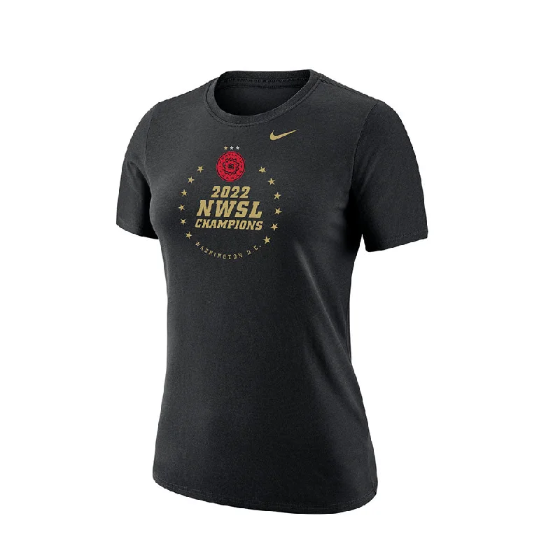 2022 NWSL Champion Ladies Tee - Portland Handmade Hand-knitted Hand-woven