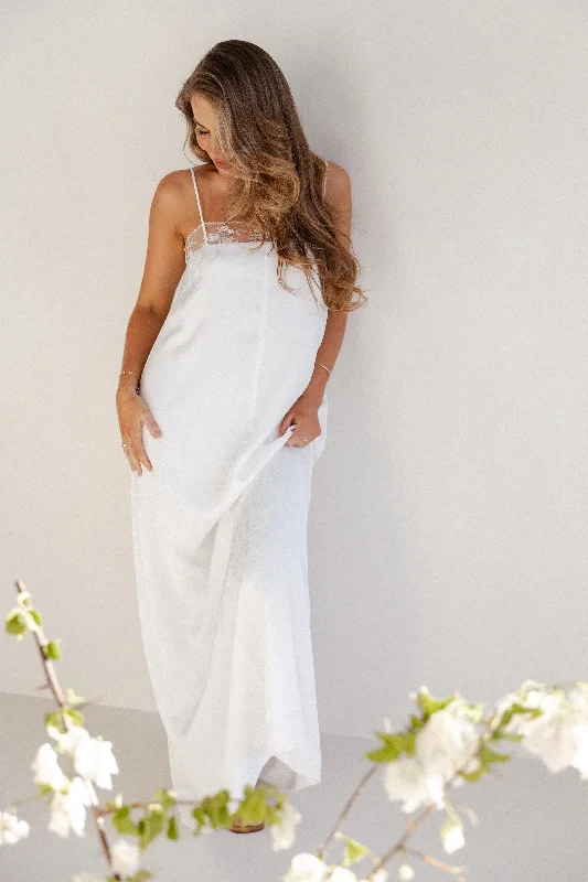 Alisha Maxi Dress - White Chic Summer Maxi Dress