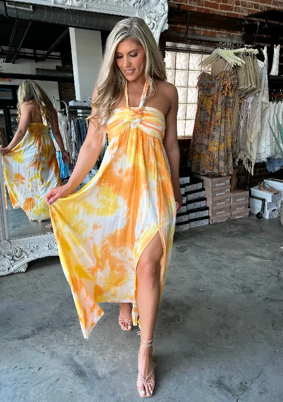 Sunny Breeze Maxi Dress FINAL SALE Fashionable Faux Wrap Maxi Dress