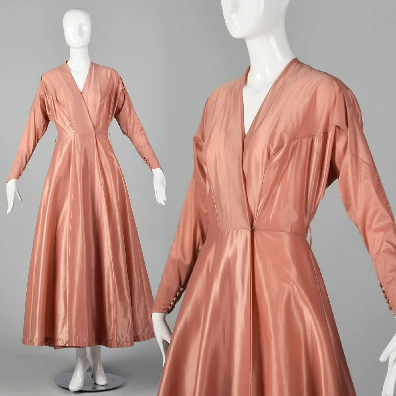 1950s Pink Schiaparelli Dressing Gown