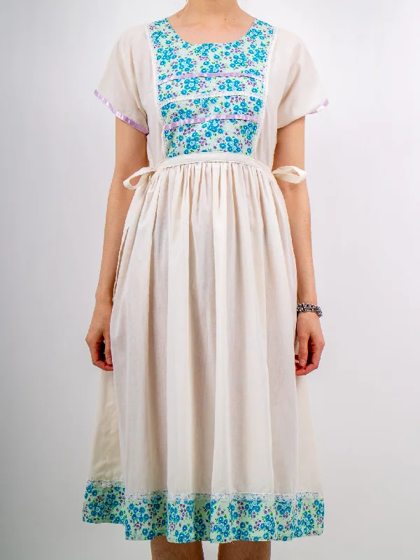 1970's LUKKI double side tie dress