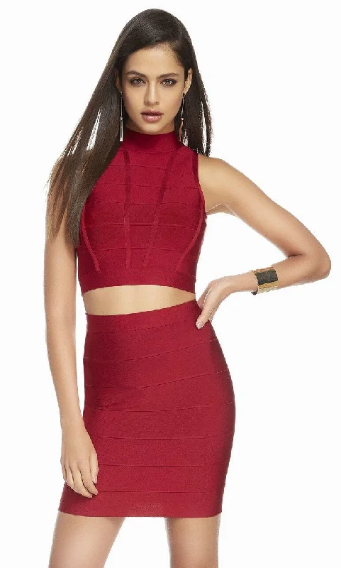 Alyce Paris 4111 - Two Piece Jersey Fitted Dress