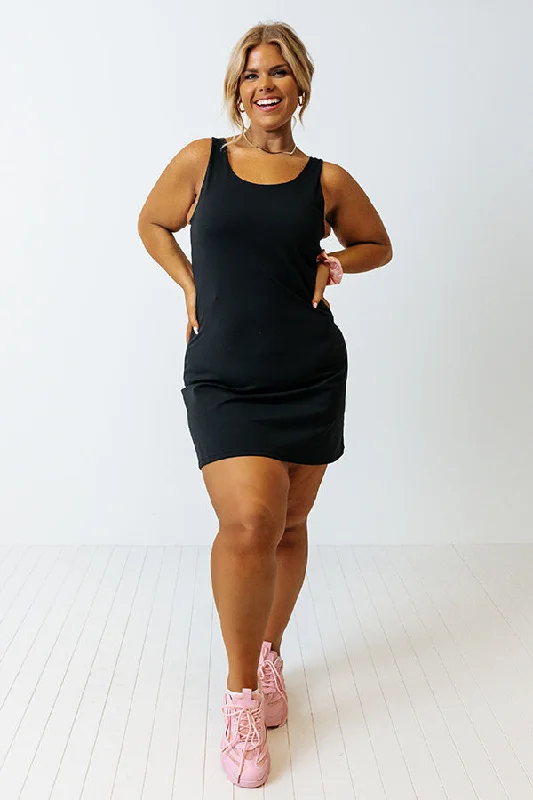 Back At It Again Athletic Dress Curves