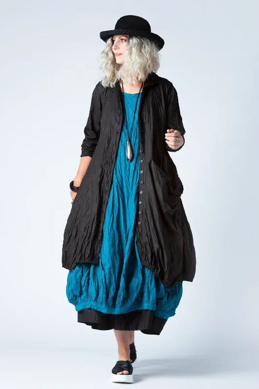 Santa Cruz Dress in Black Carnaby