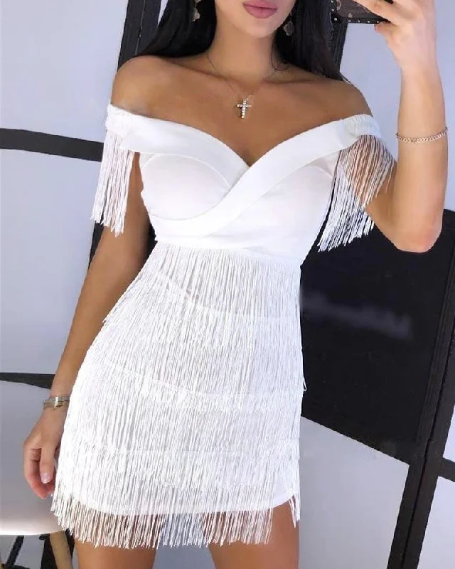 Fringe Tassel Dress for Women