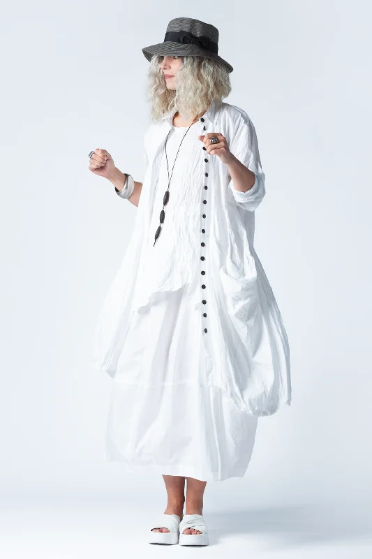 Santa Cruz Dress in White Carnaby