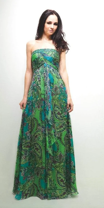 Decode 1.8 - Strapless Printed Empire Dress 181508SC