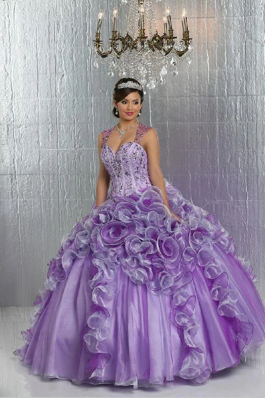 Da Vinci Quinceañera Dress 80276 Lilac Purple - Size 4