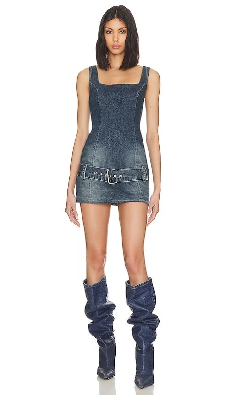 EB Denim Firefly Dress in Blue