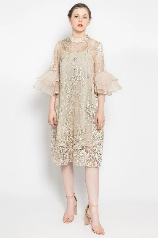 Adelynn Dress in Gold