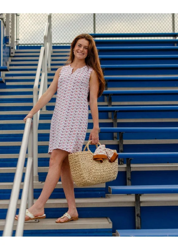 Lucille Dress - Texas Orange