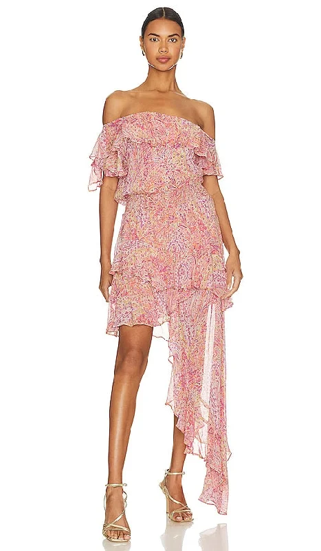 MISA Los Angeles Gisele Dress in Pink