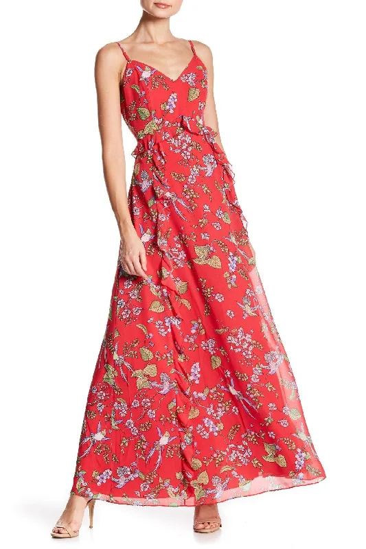 Nanette Nanette Lepore - Long A-Line Multi-Print Dress NX8S19J22SC