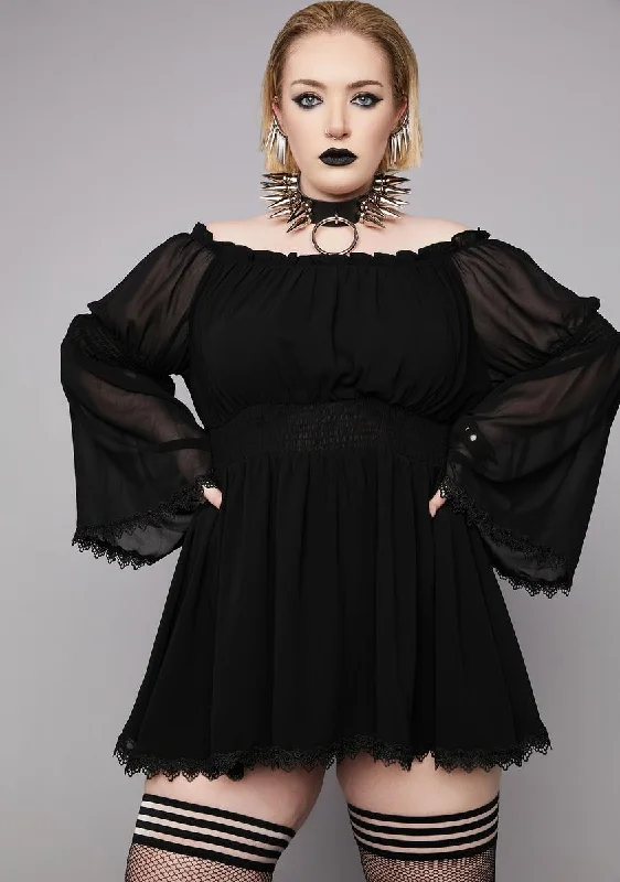 Plus Midnight Perilous Journey Tunic Dress