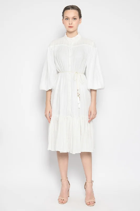 Kamilla Dress in Broken White