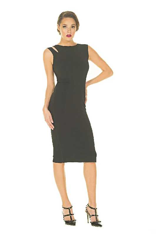 Side Split Rouched Dress