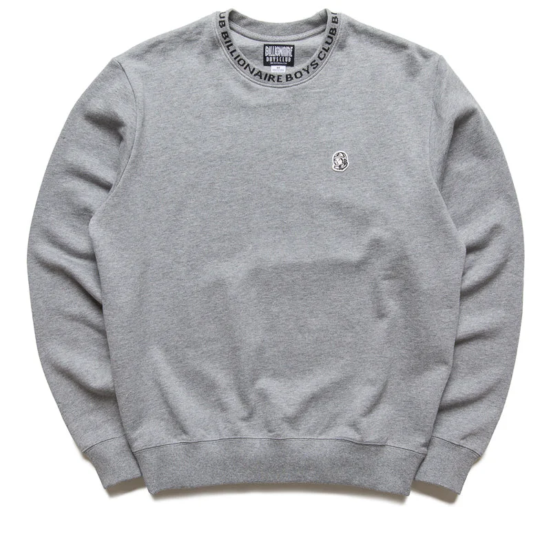 Billionaire Boys Club Cosmo Sweatshirt - Dark Heather Grey Hoodie with Raglan Sleeves Sporty Comfortable