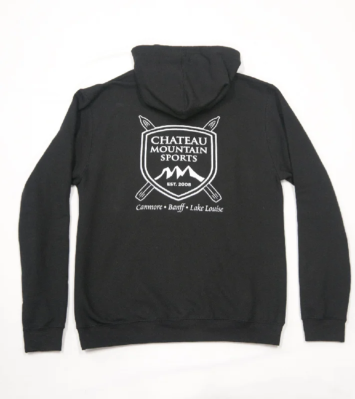 CMS Logo Hoody Unisex Hoodie with Metallic Shiny Futuristic