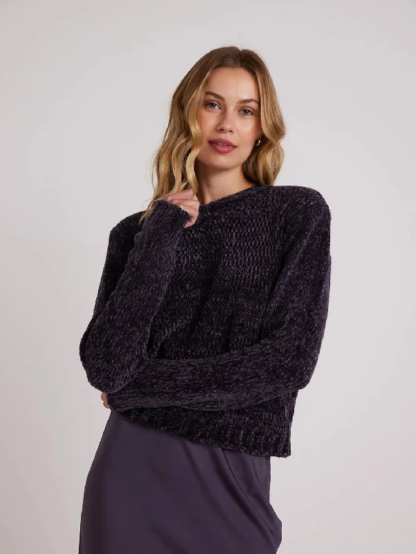 Crew Neck Sweater - Galaxy Smoke Polka Dot Checkered Tartan