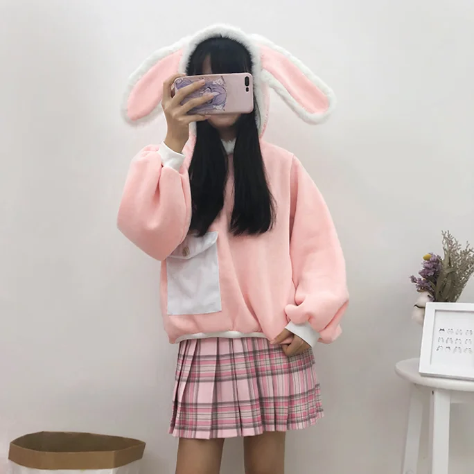 Cute rabbit ear sweater yv406648 Bright Pastel Dark