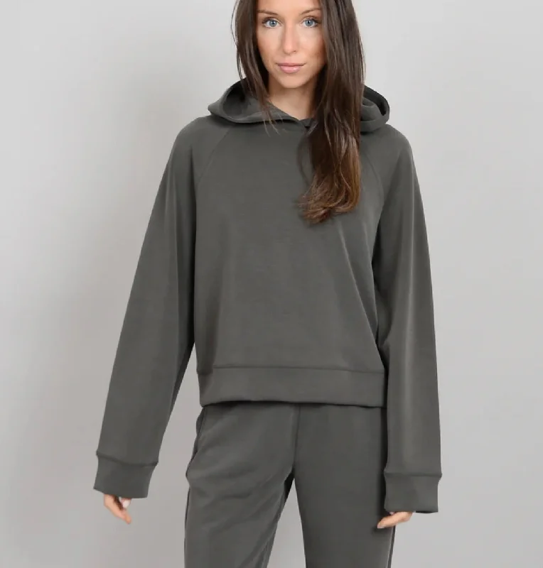 RD Style Pristine Super Soft Modal Hoody Hoodie with Monochrome Minimalist Simple