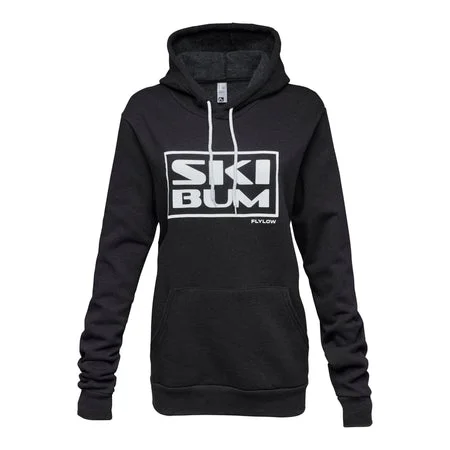 Ski Bum Hoody Women's Hoodie with Hem Contrast Bold Stylish