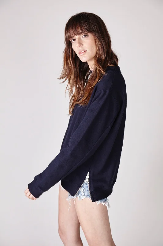 The Suki Soft Sweatshirt Hoodie with Raw Hem Edgy Unfinished