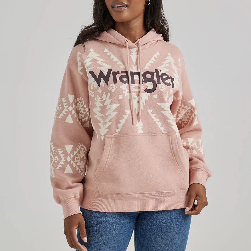 WOMEN'S WRANGLER SOUTHWEST KABEL HOODIE Hoodie with Magnetic Closure Innovative Modern