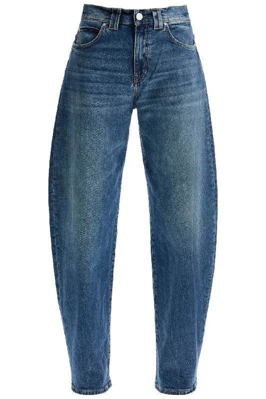 Egg Fit Jeans For  - Blue Cozy Relaxed Fit Denim Jeans