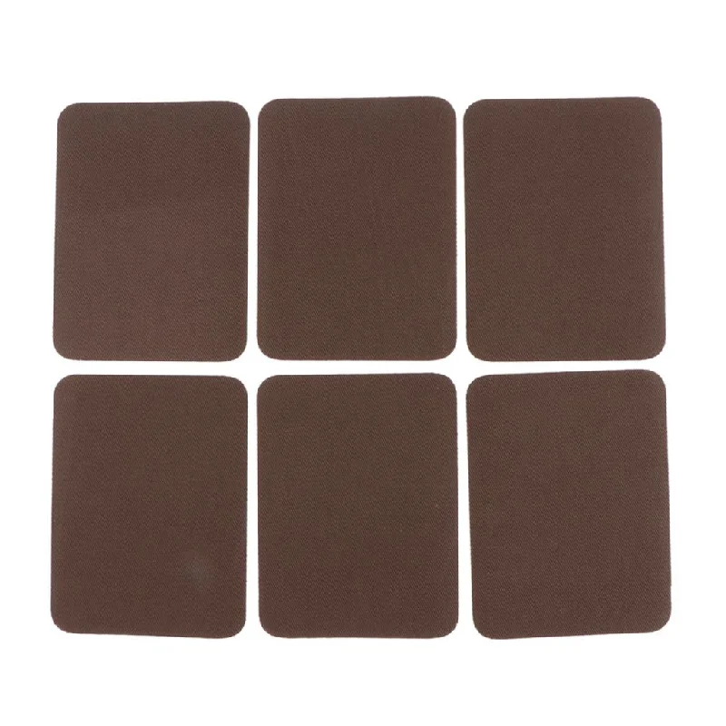 Max 6pcs Iron on Denim Patches for Jeans Clothing Jacket Repair Tool Coffee Fashionable Bootcut Jeans