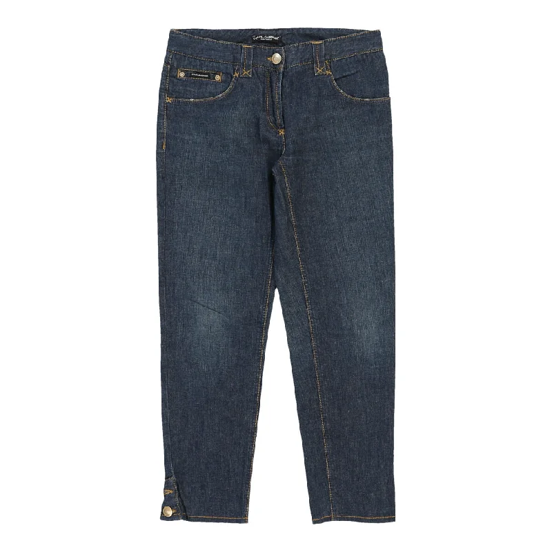 Dolce & Gabbana Jeans - 30W UK 8 Blue Cotton Classic Button Fly Jeans