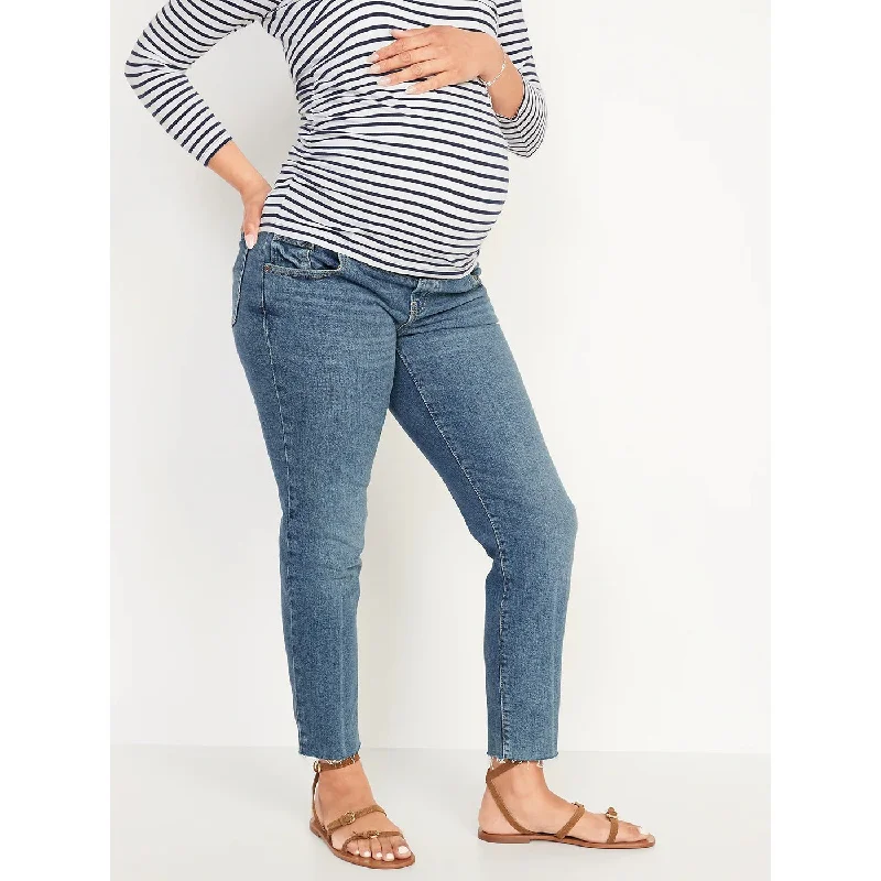 ON Maternity Front Low Panel Jeans Stylish Slim Fit Denim