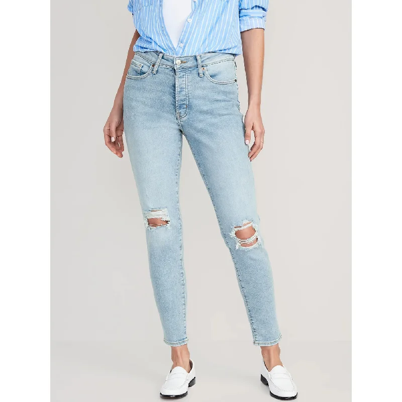 ON Straight Mom Light Blue Jeans Comfortable Jogger Style Jeans