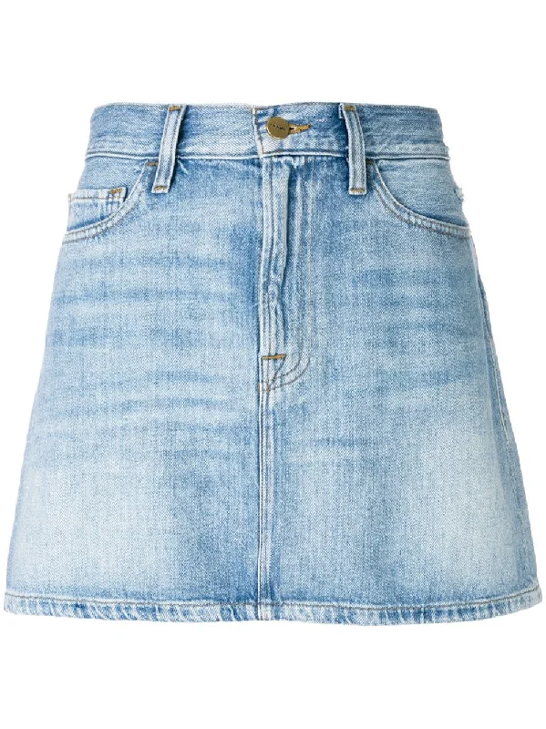 Le Mini  denim skirt high waist skirt