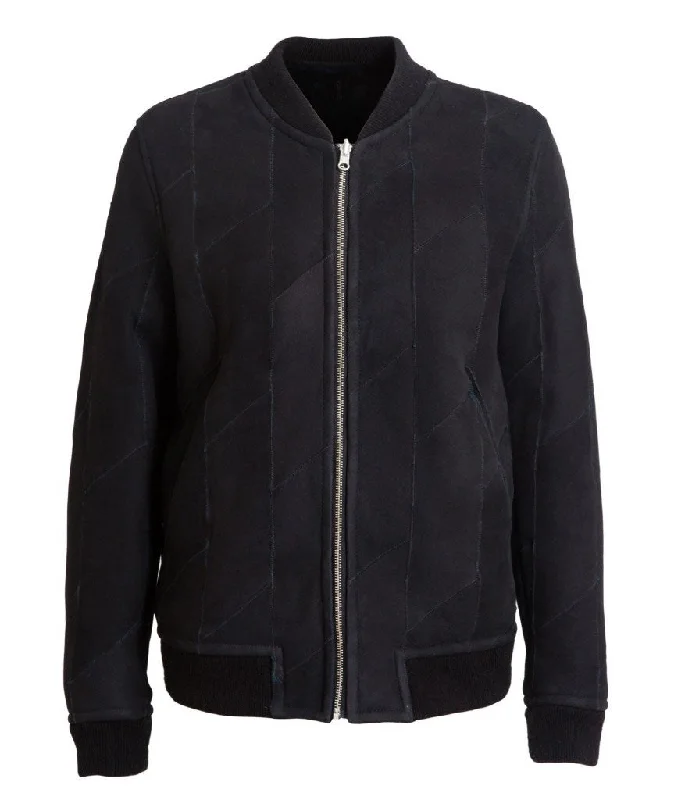 BLK DNM Women's Black Reversible Leather Jacket 54 $2995 NWT Lace Jacket Ribbed Jacket Sequined Jacket BLK DNM Women's Black Reversible Leather Jacket 54 $2995 NWT Lace Jacket Ribbed Jacket Sequined Jacket