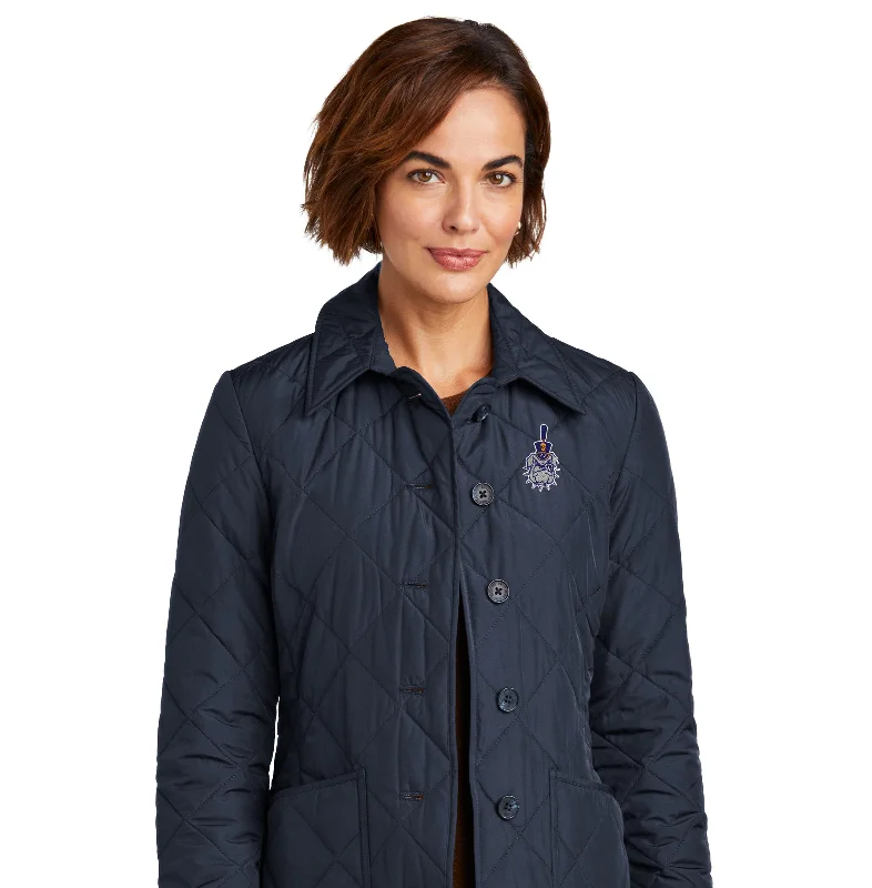 The Citadel, Spike Logo, Brooks Brothers® Women’s Quilted Jacket Satin Jacket Silk Jacket Chiffon Jacket The Citadel, Spike Logo, Brooks Brothers® Women’s Quilted Jacket Satin Jacket Silk Jacket Chiffon Jacket