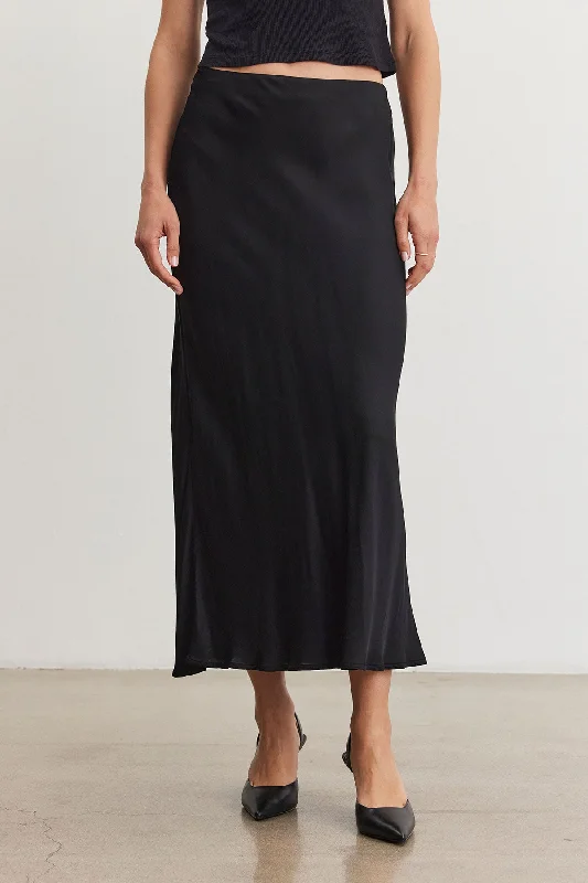 Velvet Cadence Long Skirt corduroy skirt comfortable