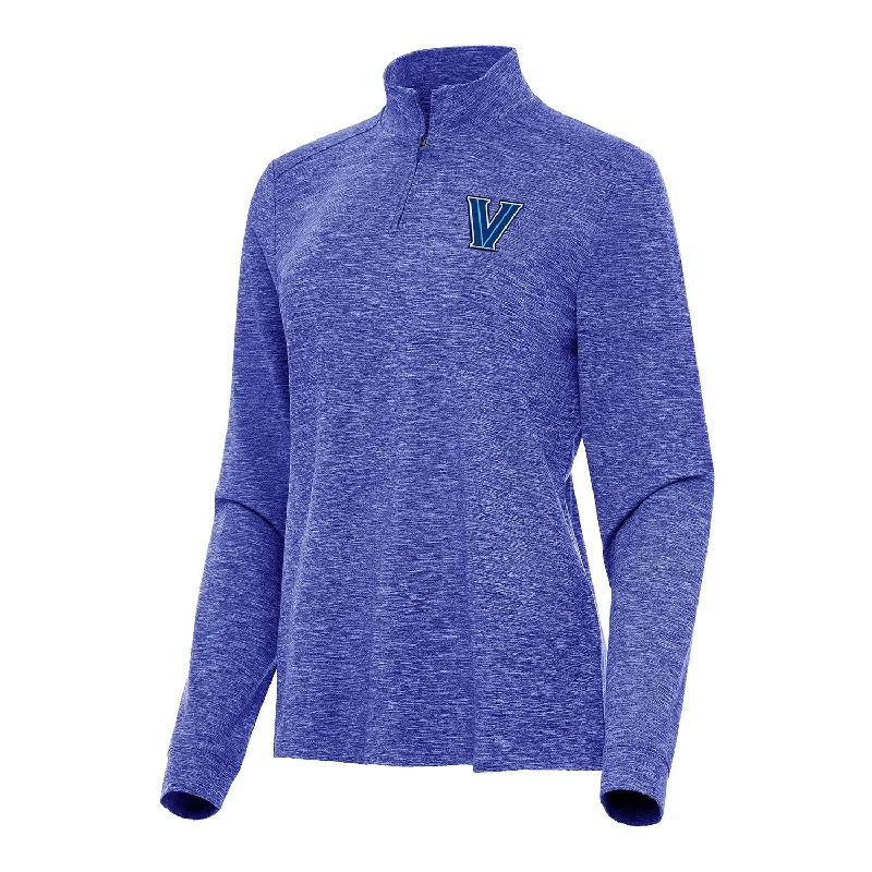Ladies Villanova Wildcats 1/4 Zip Mock Heather Blue Jacket Trench Coat Raincoat Waterproof Jacket Ladies Villanova Wildcats 1/4 Zip Mock Heather Blue Jacket Trench Coat Raincoat Waterproof Jacket