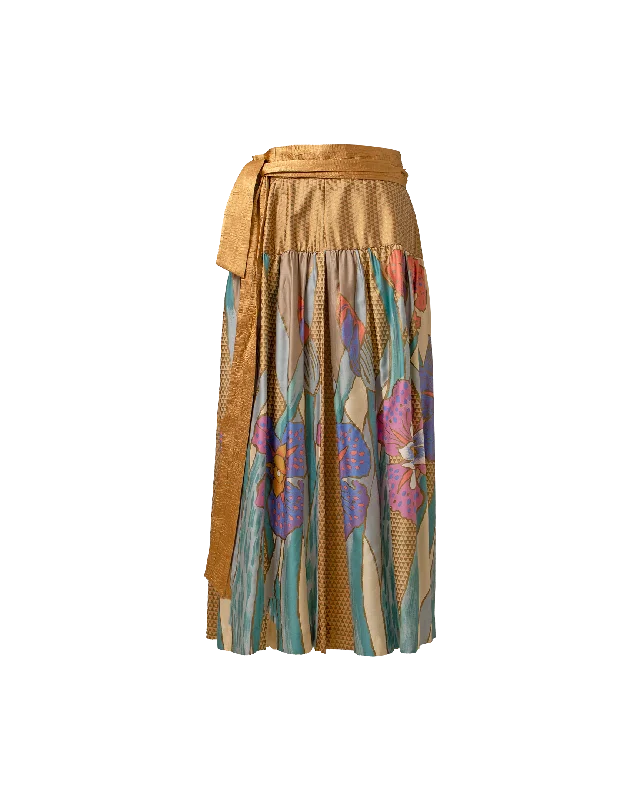 Vintage Jeanne Marc Skirt midi skirt versatile