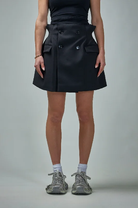 Vetements Reconstructed Hourglass Skirt tiered skirt playful