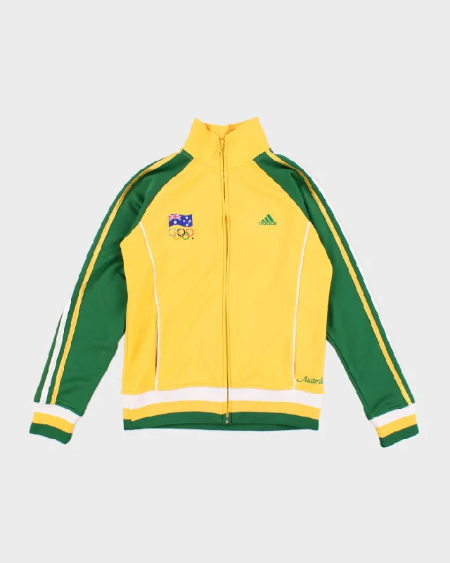 Women's Adidas Australia Olympics Track Jacket - S Faux Fur Fabric Real Fur Fabric Shearling Fabric Women's Adidas Australia Olympics Track Jacket - S Faux Fur Fabric Real Fur Fabric Shearling Fabric