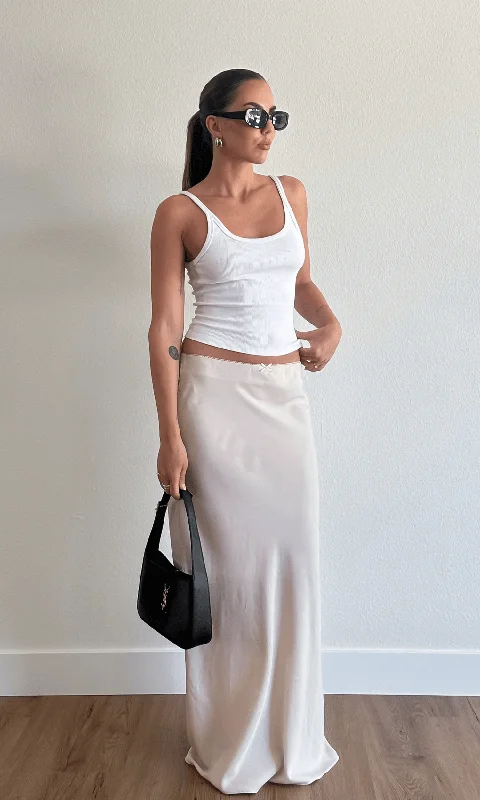 Angel Baby Maxi Skirt - FINAL SALE cotton skirt soft