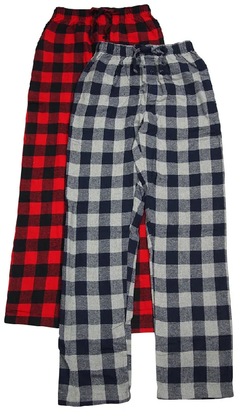 Grey/Red Buffalo Plaid