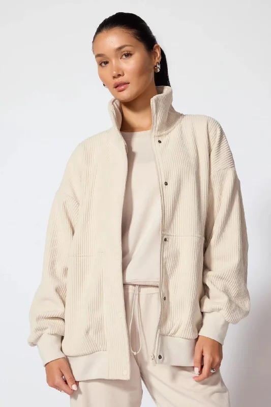 MPG Sport Women Aura Oversized Jacket - STONE Jersey Jacket Tulle Jacket Batik Jacket MPG Sport Women Aura Oversized Jacket - STONE Jersey Jacket Tulle Jacket Batik Jacket