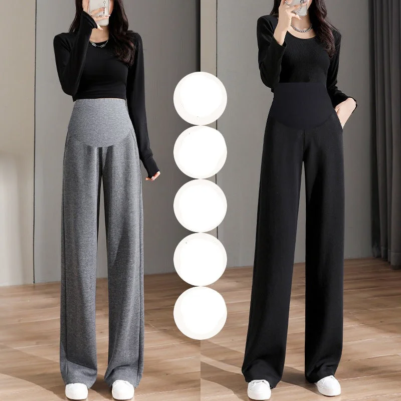 NiDELL: Pregnant Women’s Elegant Sport Long pants for Autumn Cozy Lounge Pants