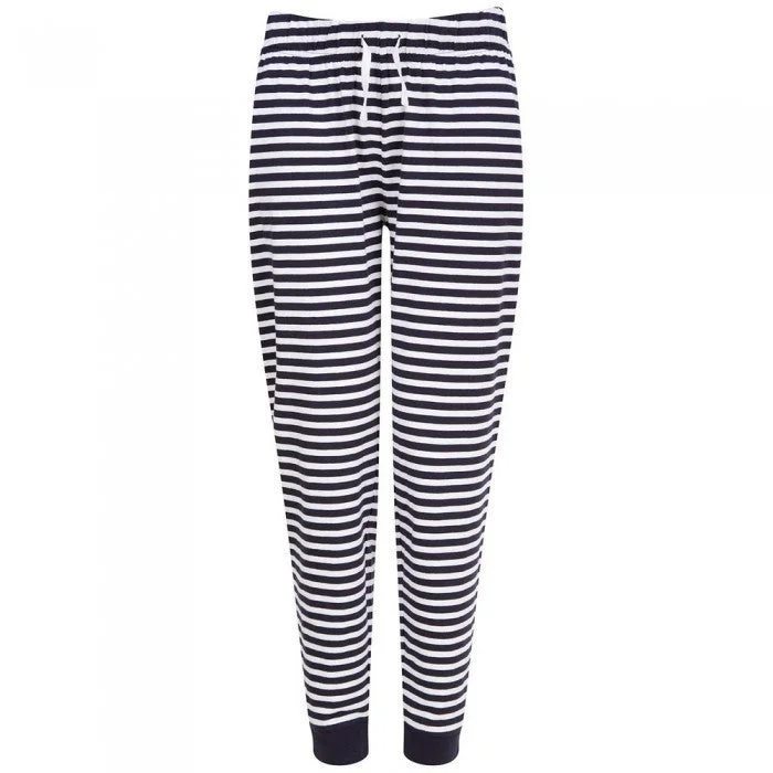 SF Womens/Ladies Striped Lounge Pants Soft Sweatpants Style