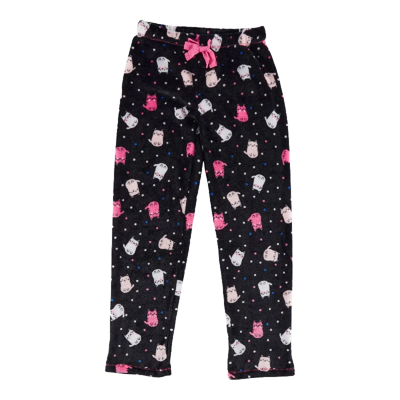 Women's Straight-Regular Plush PJ Pants Classic Flared Pants